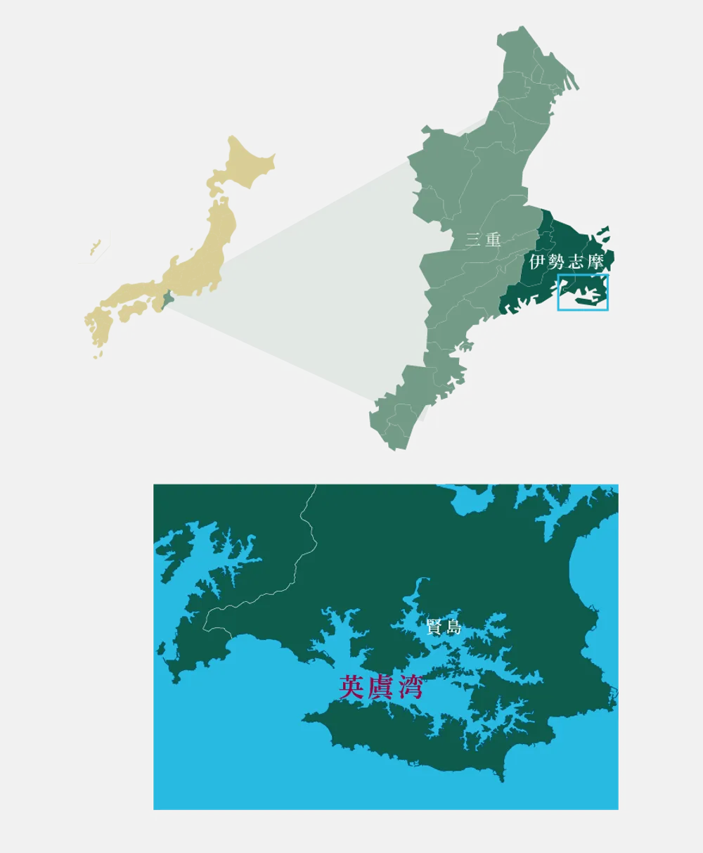 Japan map with Mie highlight