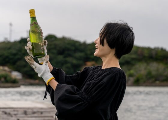 海底熟成酒引き上げ体験