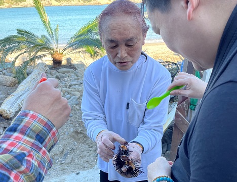 海を生業とする海女さんとの交流をお楽しみください