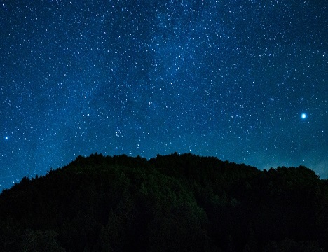 天気の良い日には美しい星空がご覧いただけます